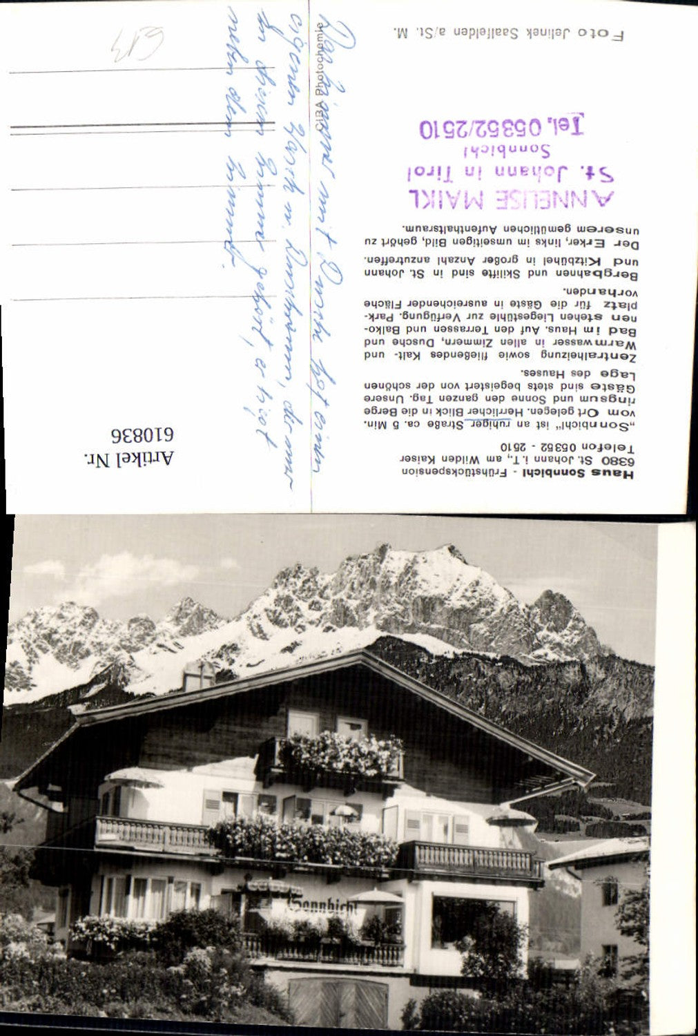 Alte Ansichtskarte – Old Postcard