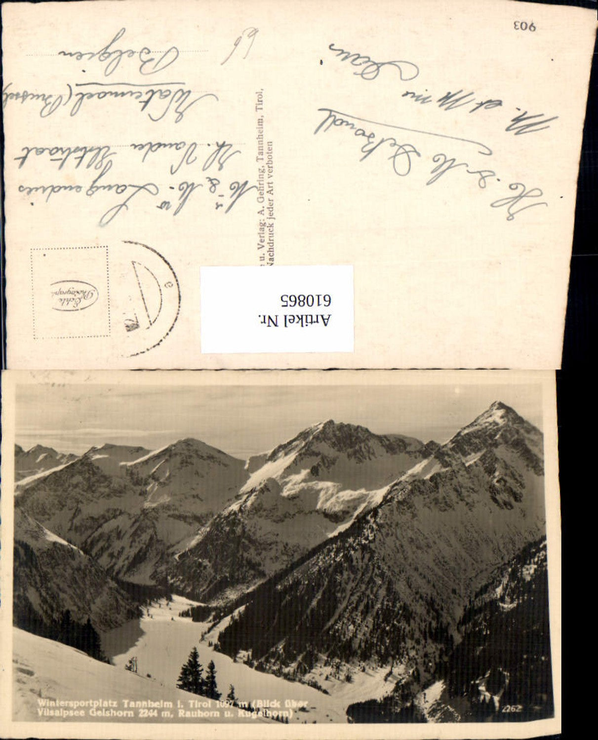 Alte Ansichtskarte – Old Postcard