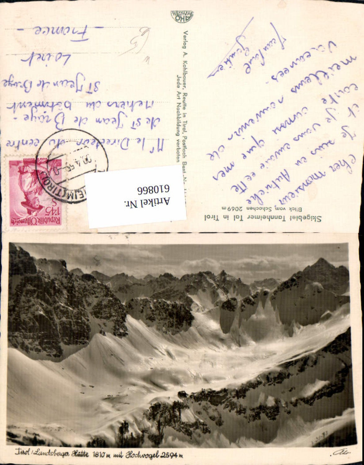 Alte Ansichtskarte – Old Postcard