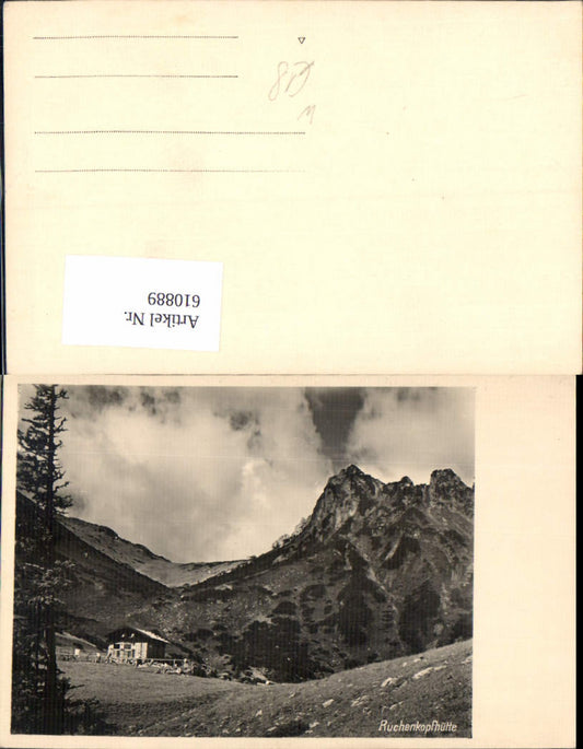 610889, Photo Ak Ruchenkopfhütte Bayrischzell