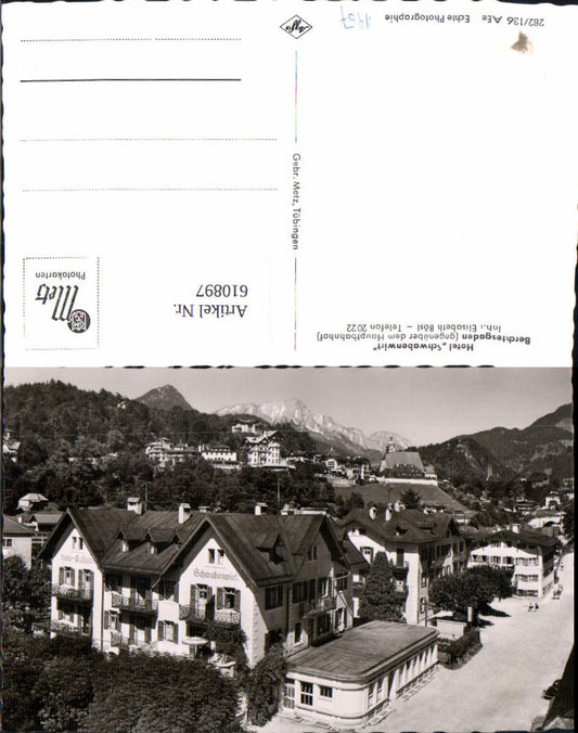 610897, Photo Ak Berchtesgaden Hotel Schwabenwirt