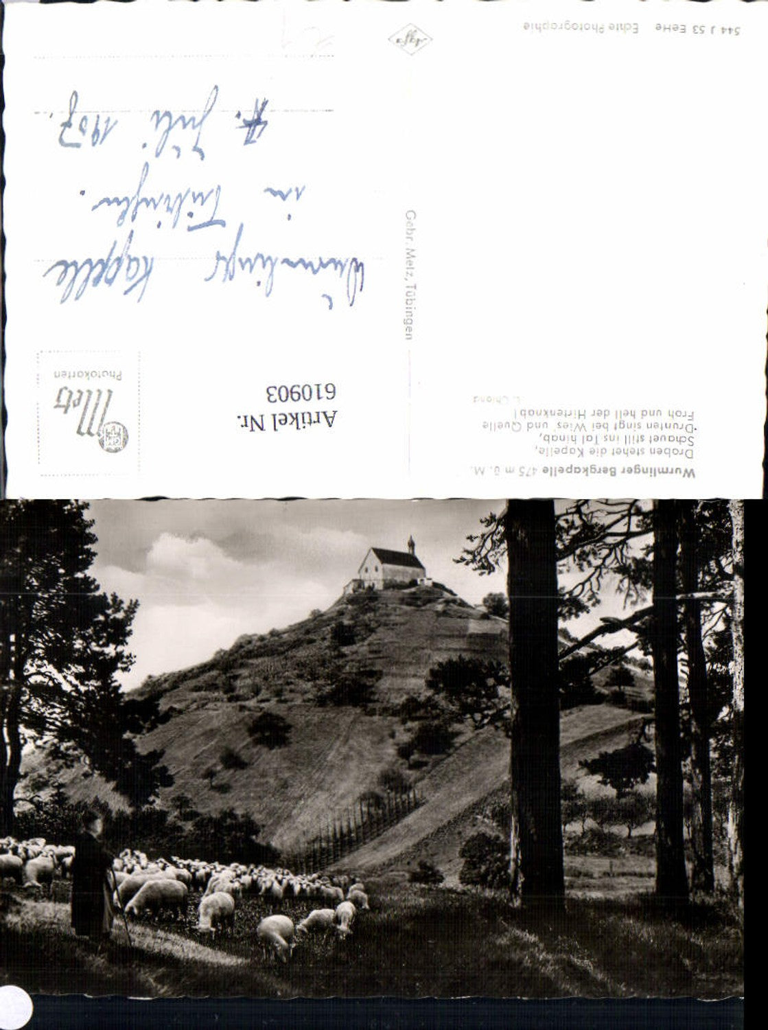 610903,Foto Ak Wurmlinger Bergkapelle Rottenburg am Neckar Sankt-Remigius-Kapelle