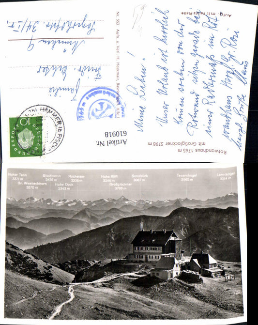 610918,Schliersee Rotwandhaus m. Großglockner