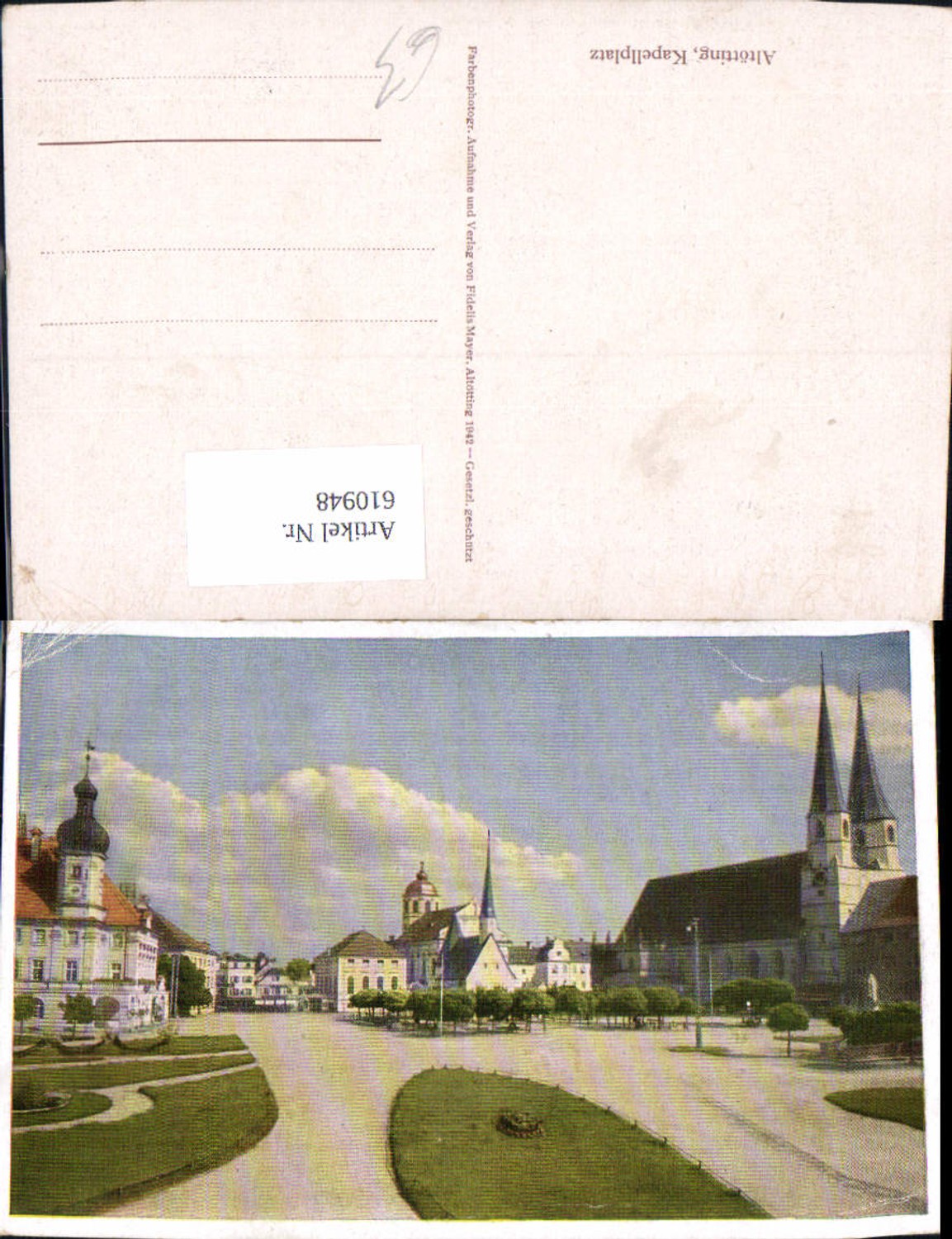 610948, Altötting Chapel Square Church Cathedral