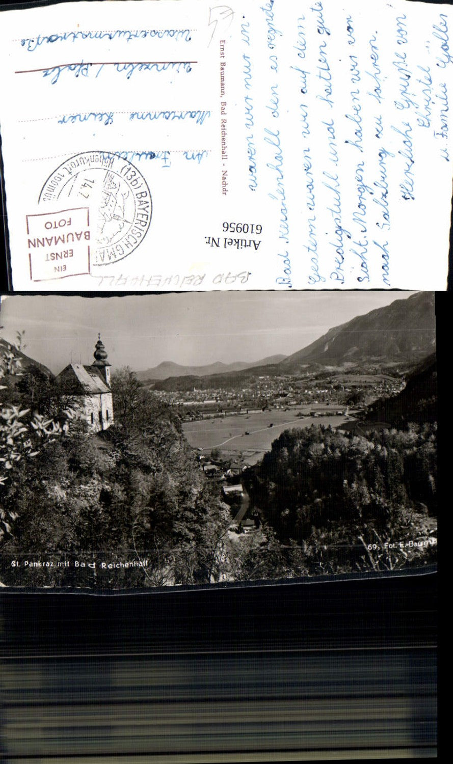 610956, Photo Ak Pankraz m. Bad Reichenhall