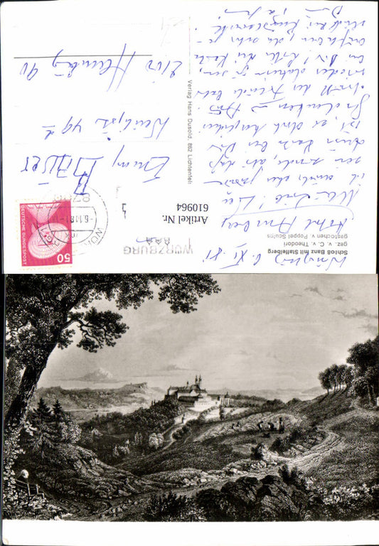610964, Artist Ak C. By Theodori Banz Castle m. Staffelberg