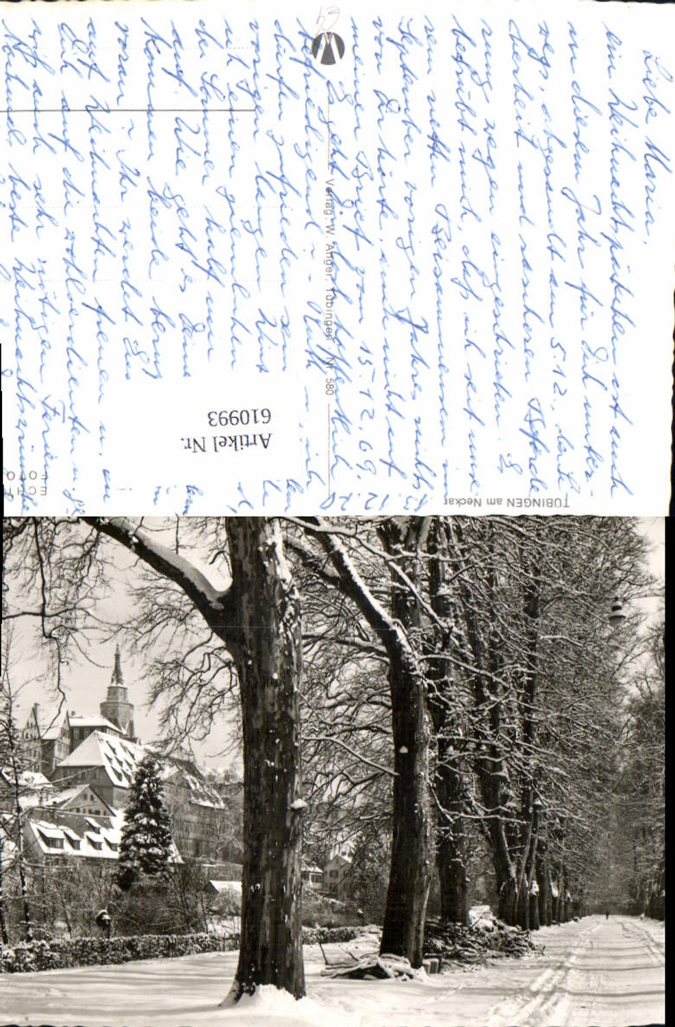610993, Photo Ak Tübingen a. Neckar Winter sports