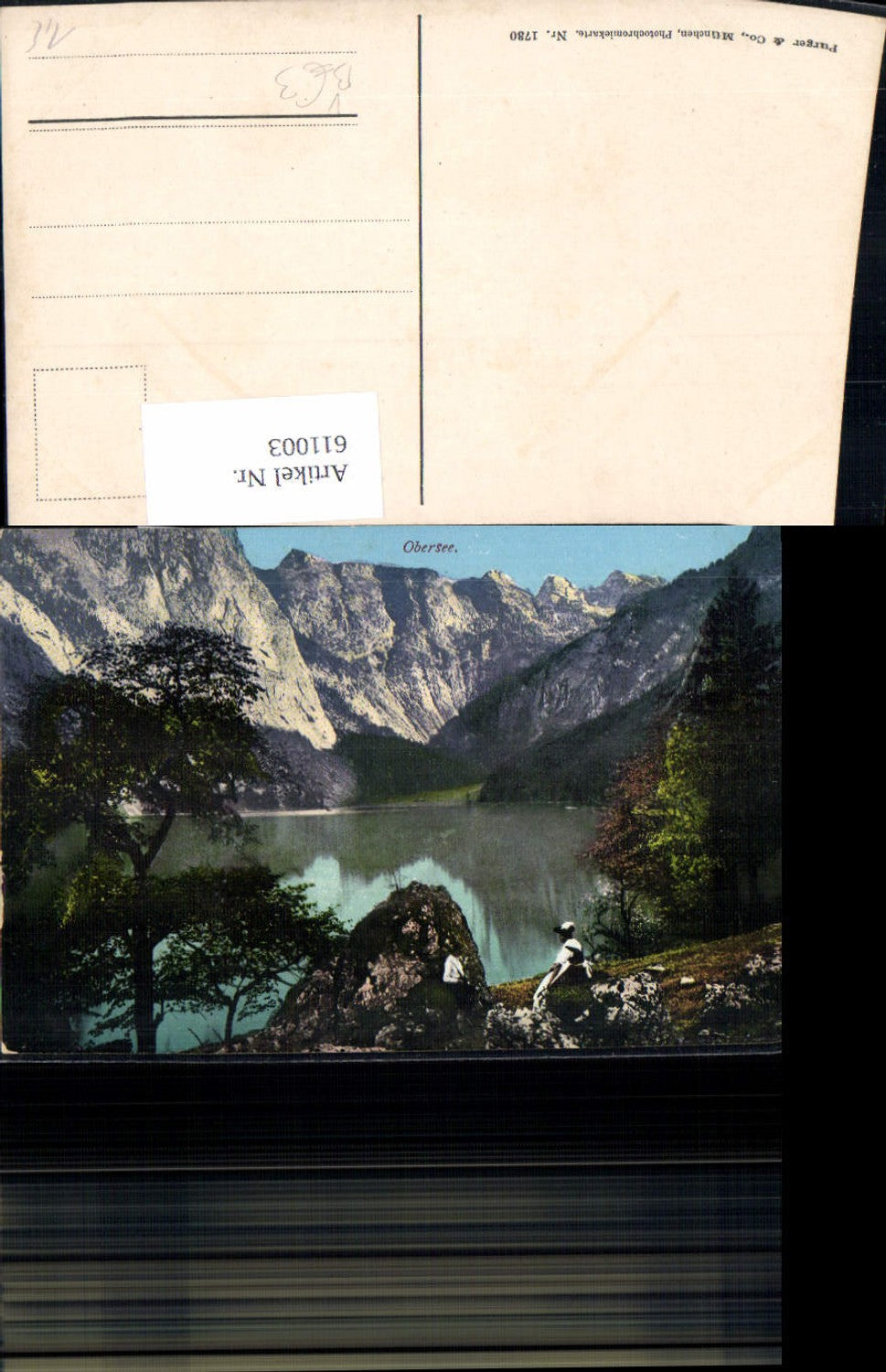 611003, Obersee Schönau am Königssee pub Purger Co 1730