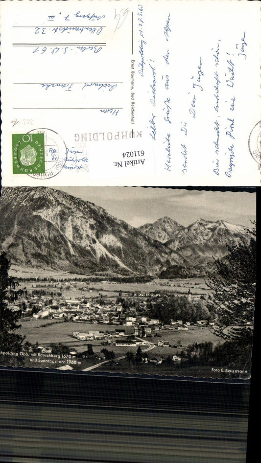 611024,Ruhpolding m. Rauschberg u. Sonntagshorn