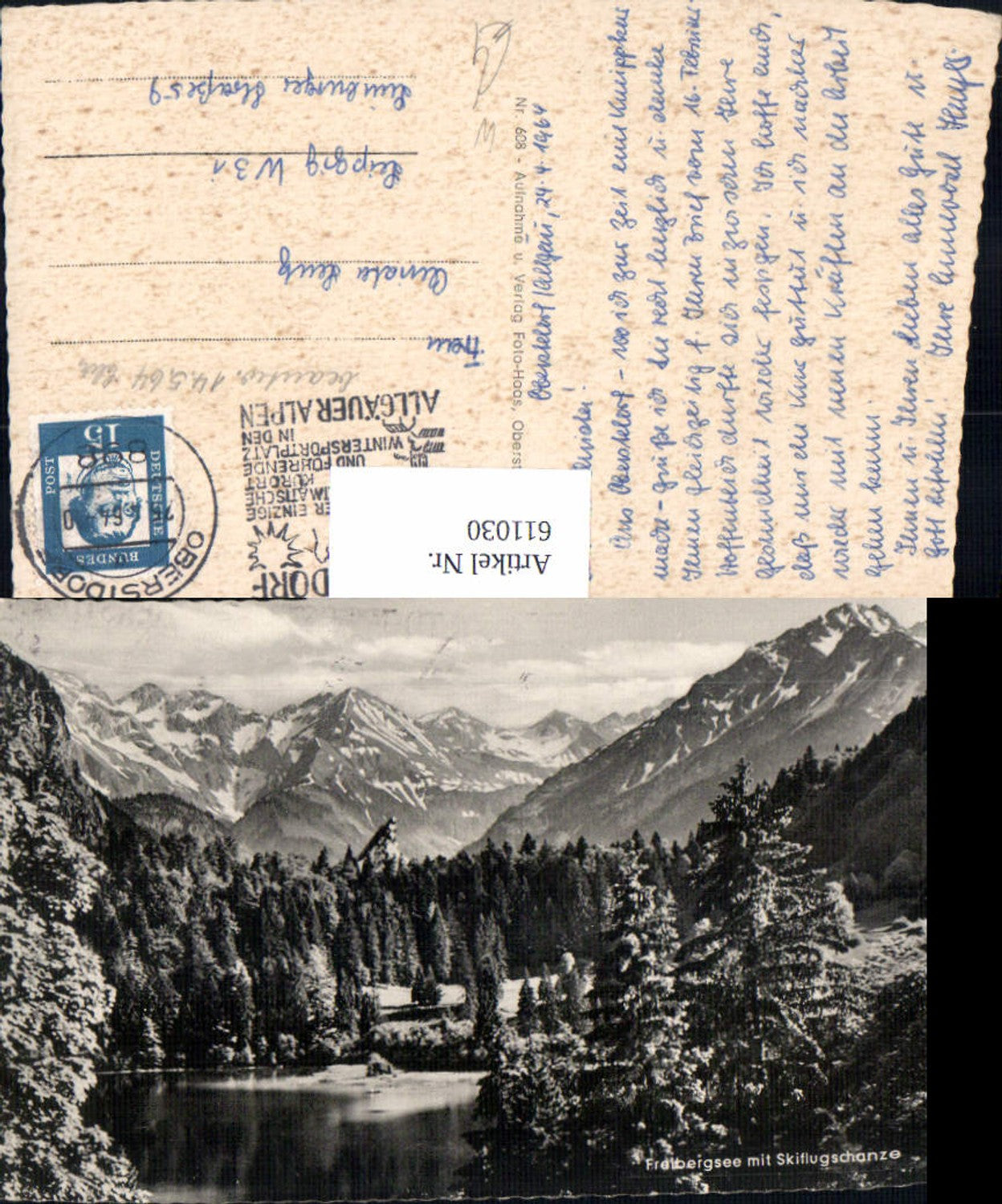 611030, Oberstdorf Freibergsee with ski flying hill