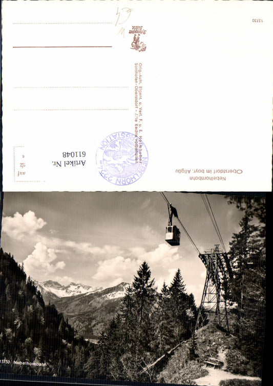 611048, Nebelhorn cable car Oberstdorf Allgäu cable car gondola