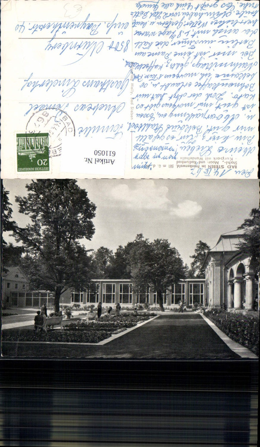 611050, Bad Steben i. Frankenwald Kurpark u. Wandelhalle