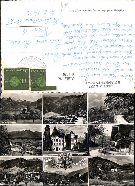 611059, Multi-image Ak Brannenburg Degerndorf St Margarethen Heuberg Farmhouse