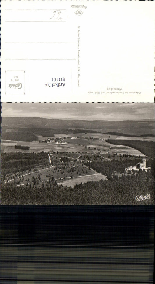 611101,Fliegeraufnahme Luftbild Astenturm Hochsauerland Altastenberg Winterberg