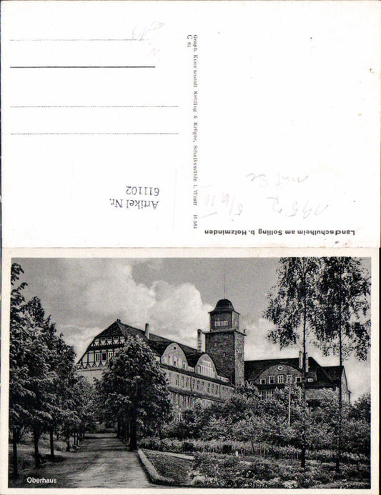 611102,tolle AK Oberhaus Solling bei Holzminden