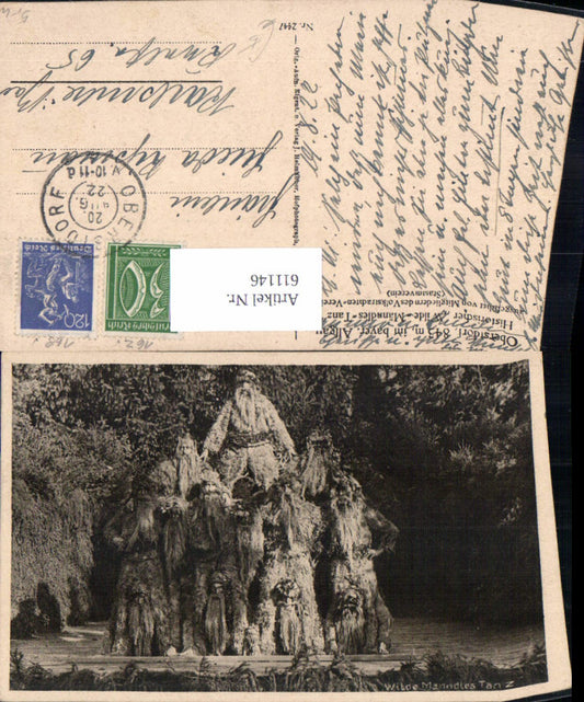 611146,Oberstdorf Allgäu Historischer Wilde Männdles-Tanz