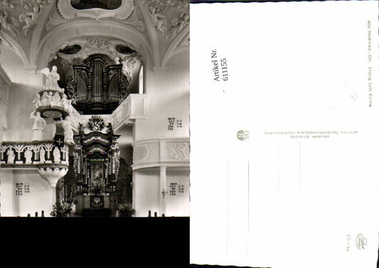 611155, Thurnau Evangelical Lutheran Church Interior view Organ