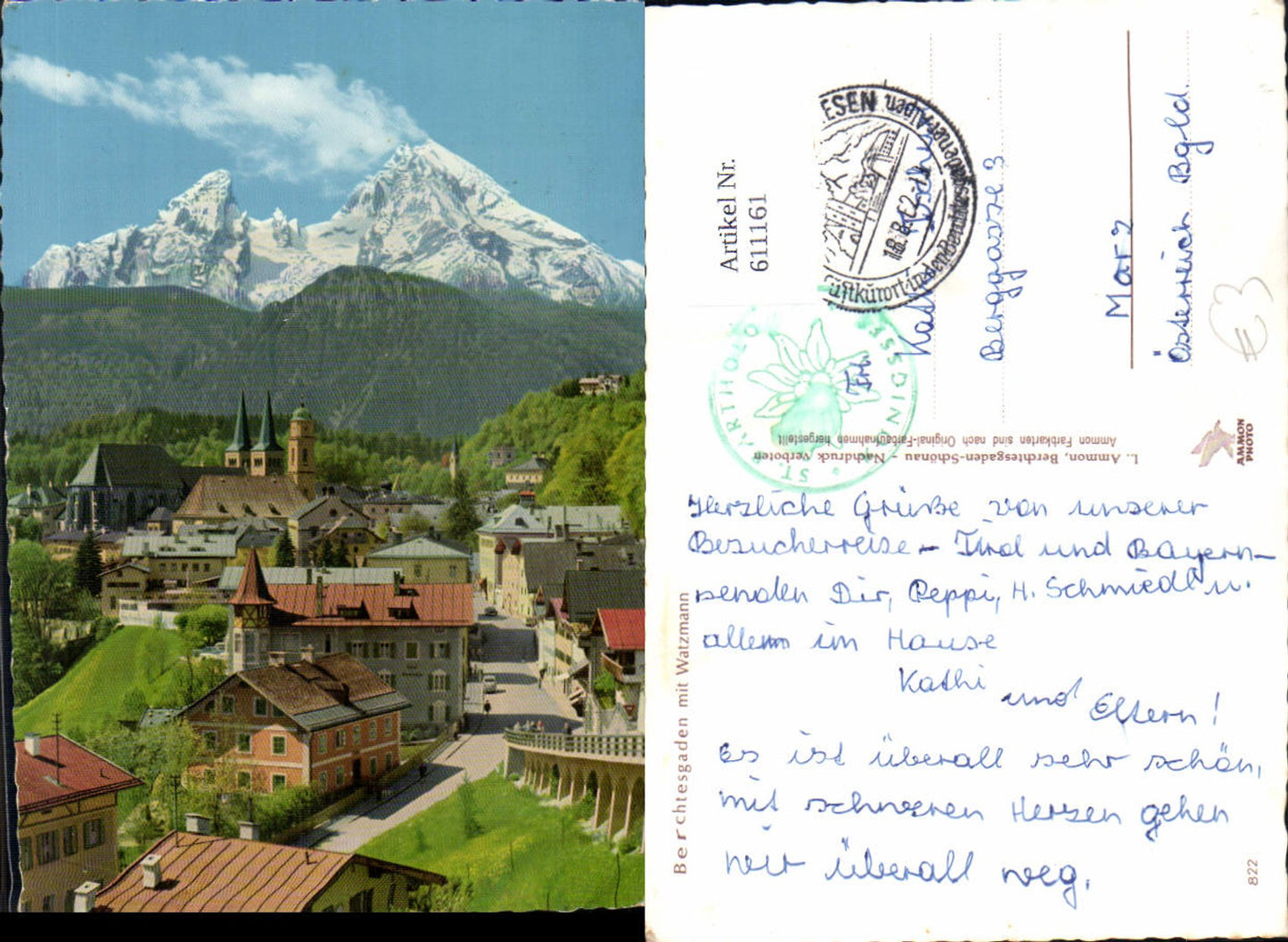 611161, Berchtesgaden with Watzmann view