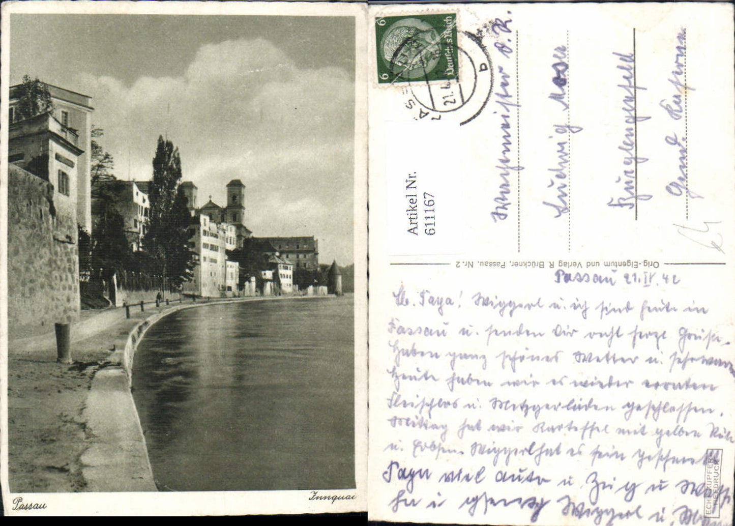 611167, Passau Innquai view