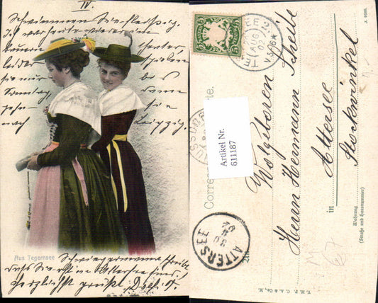 611187,Aus Tegernsee Frauen Tracht