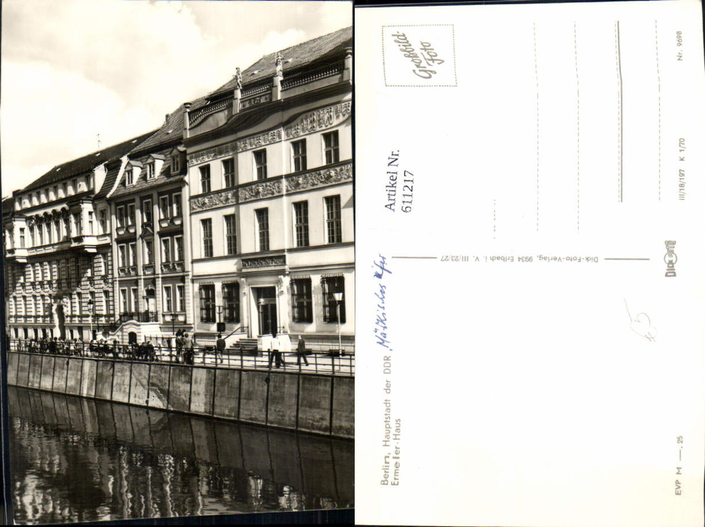 611217,Foto Ak Berlin Ermeler-Haus