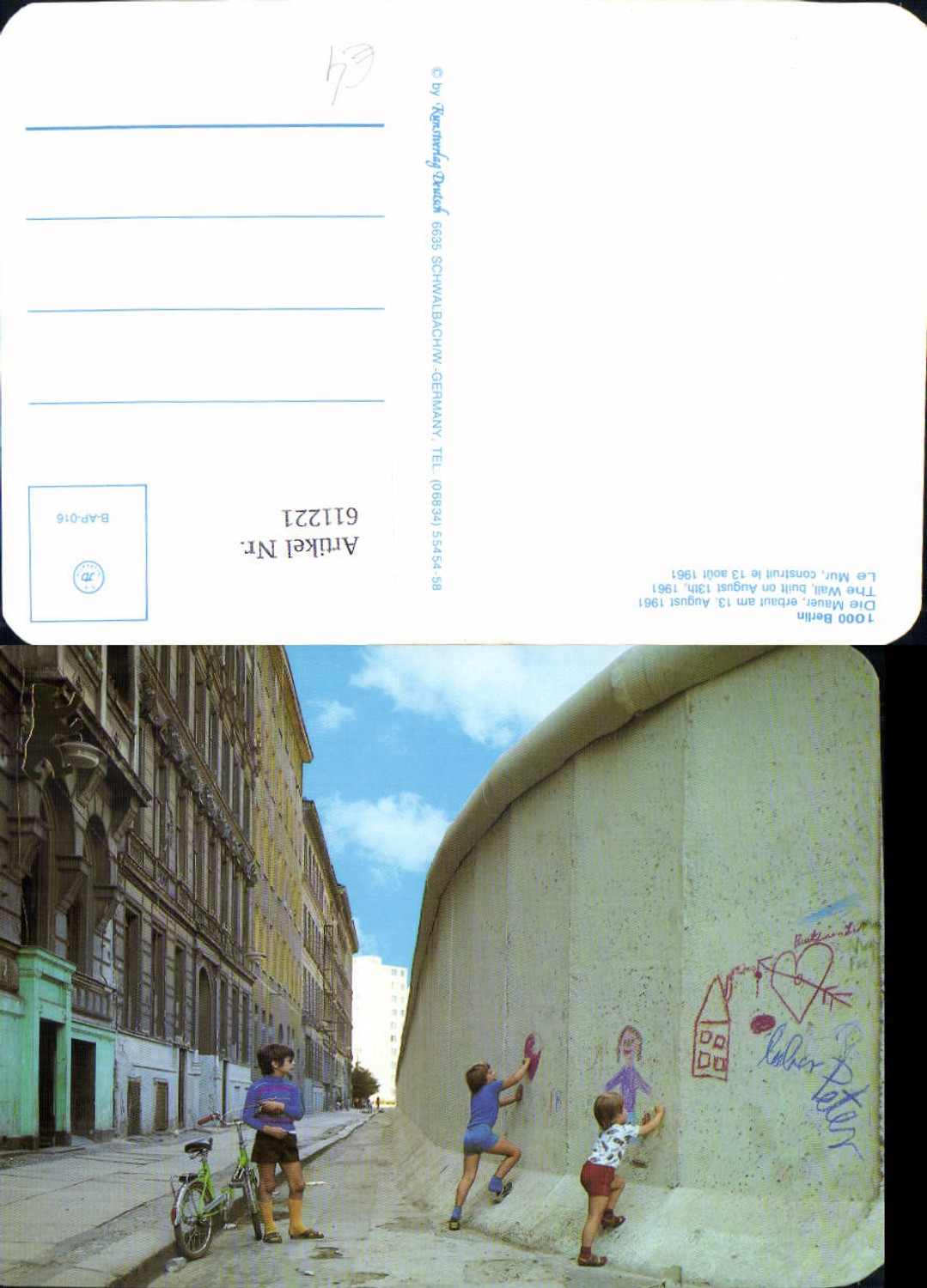 611221,Berlin Die Mauer The Wall