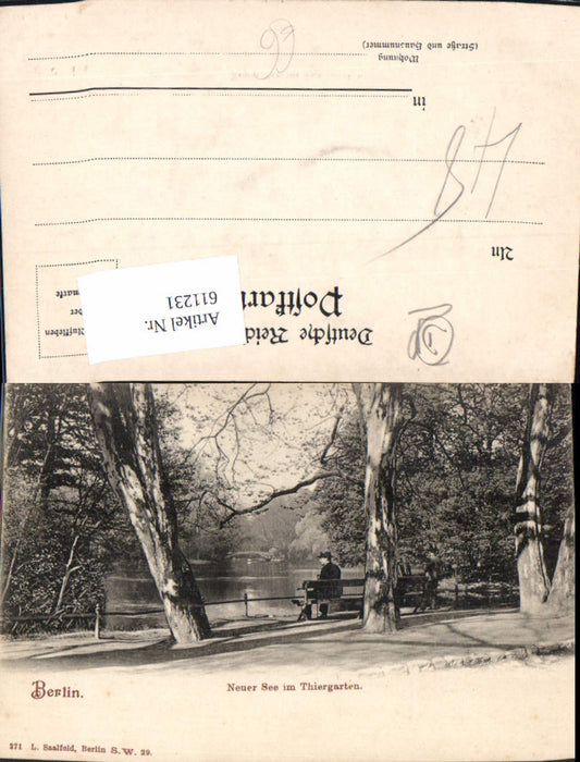 611231,Berlin Neuer See i. Thiergarten Tiergarten