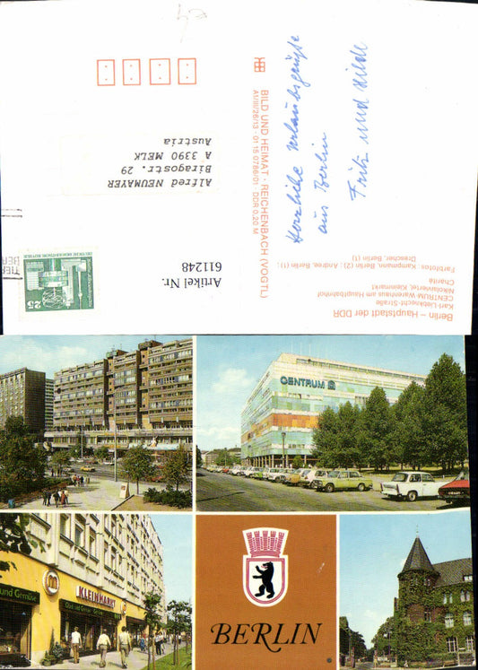 611248,Mehrbild Ak Berlin Hauptstadt der DDR Karl-Liebknecht-Straße Centrum Warenhaus