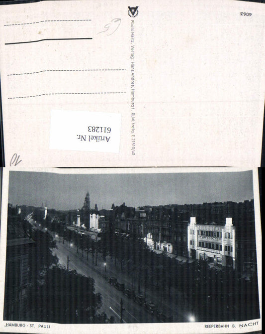 611283,Hamburg Reeperbahn b. Nacht St Pauli
