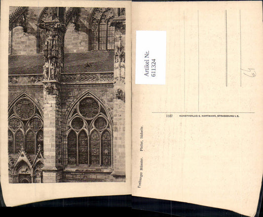 611324, Freiburg im Breisgau, Münster, pillars, south side
