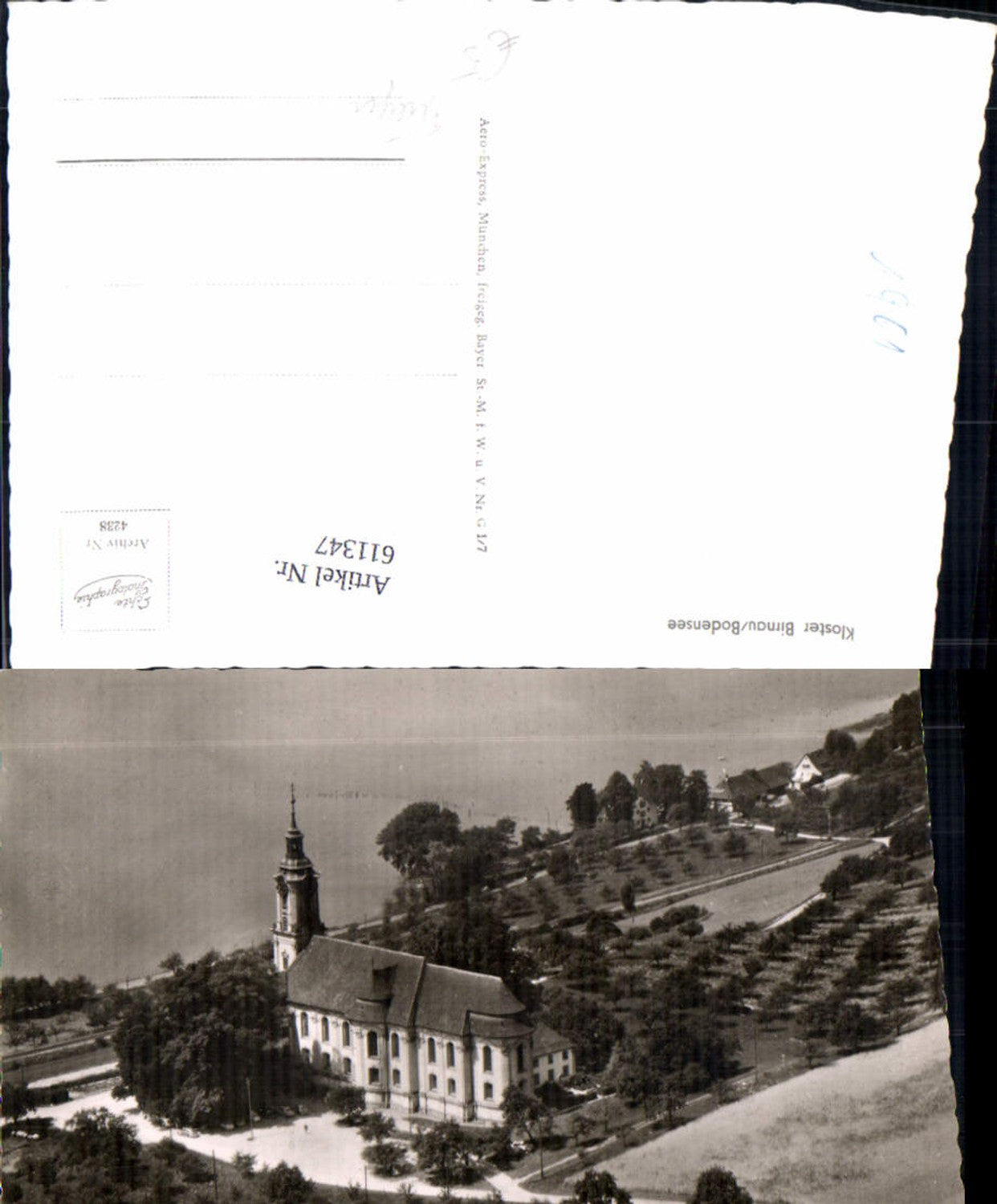 611347,Fliegeraufnahme Kloster Birnau Bodensee Kirche