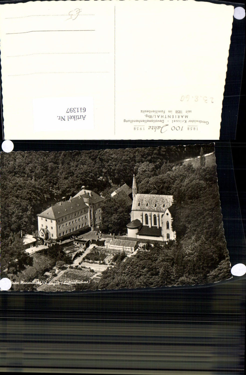 611397,Luftaufnahme Kloster Marienthal Rheingau