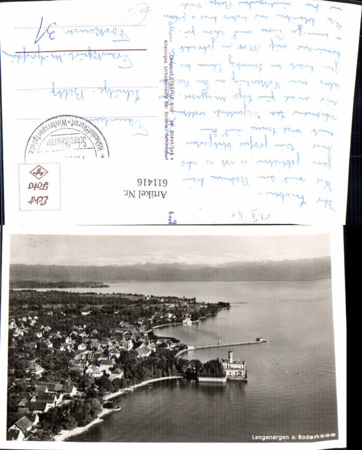 611416, Photo Ak Langenargen on Lake Constance