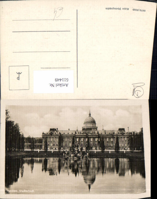 611449,Foto Ak Potsdam Stadtschloss Schloss