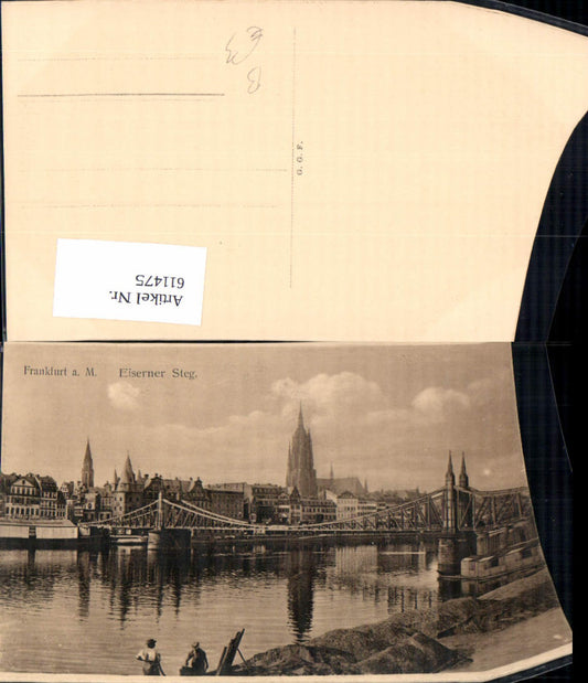 611475,Frankfurt a. Main Eiserner Steg Brücke