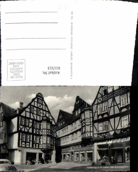 611513,Foto Ak Limburg a. d. Lahn Kornmarkt