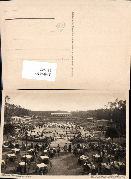 611527,Frankfurt a. Main Stadion Badeanlagen Licht-Luftbad m. Plantschbecken Schwimmbad