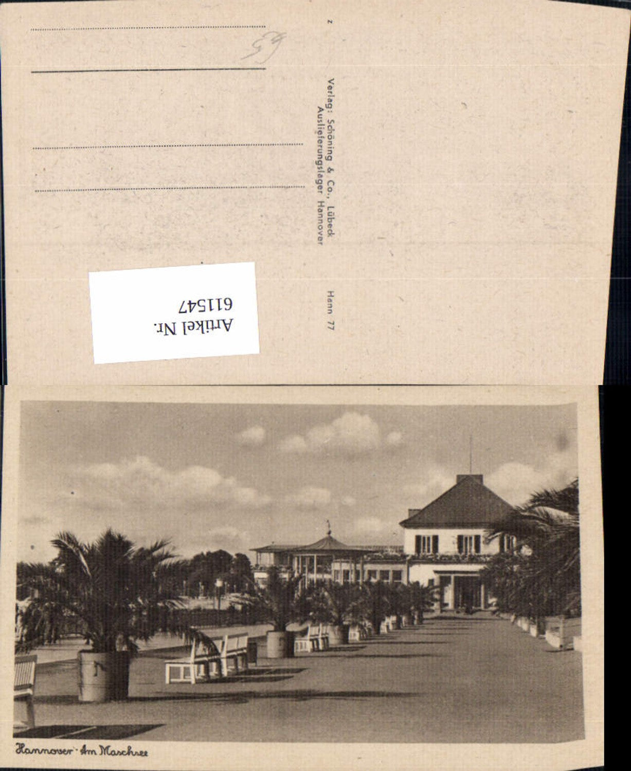 611547,Hannover Am Maschsee Palmen