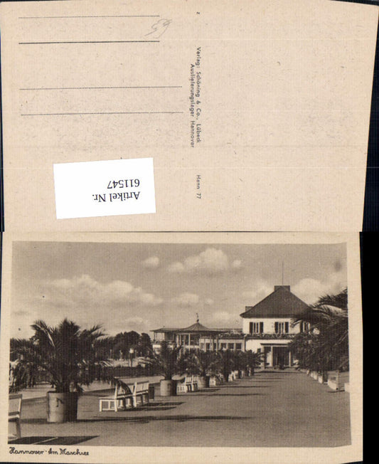 611547,Hannover Am Maschsee Palmen