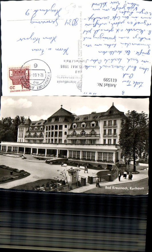 611599,Foto Ak Bad Kreuznach Kurhaus