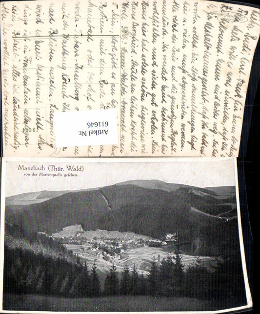 611646,Manebach Ilmenau Thuringian Forest near Marienquelle seen