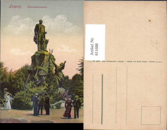 611688,Leipzig Bismarckdenkmal Denkmal