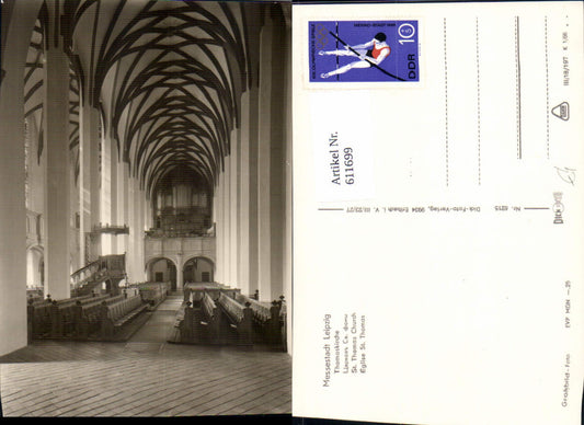 611699,Foto Ak Leipzig Thomaskirche Kirche Innenansicht