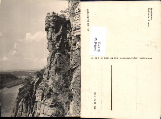 611709,Lohmen Basteifelsen Sächsische Schweiz Gesteinsformation