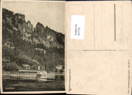 611716,Lohmen Basteifelsen Sächsische Schweiz Schiff Dampfer Dresden