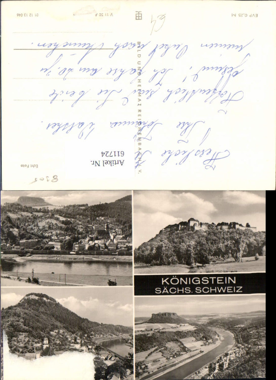 611724,Mehrbild Ak Königstein Sächsische Schweiz
