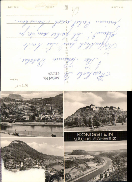 611724,Mehrbild Ak Königstein Sächsische Schweiz