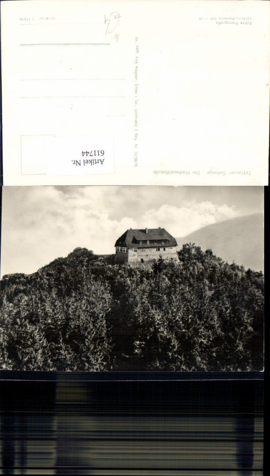 611744,Foto Ak Oybin Zittauer Gebirge Hochwaldbaude
