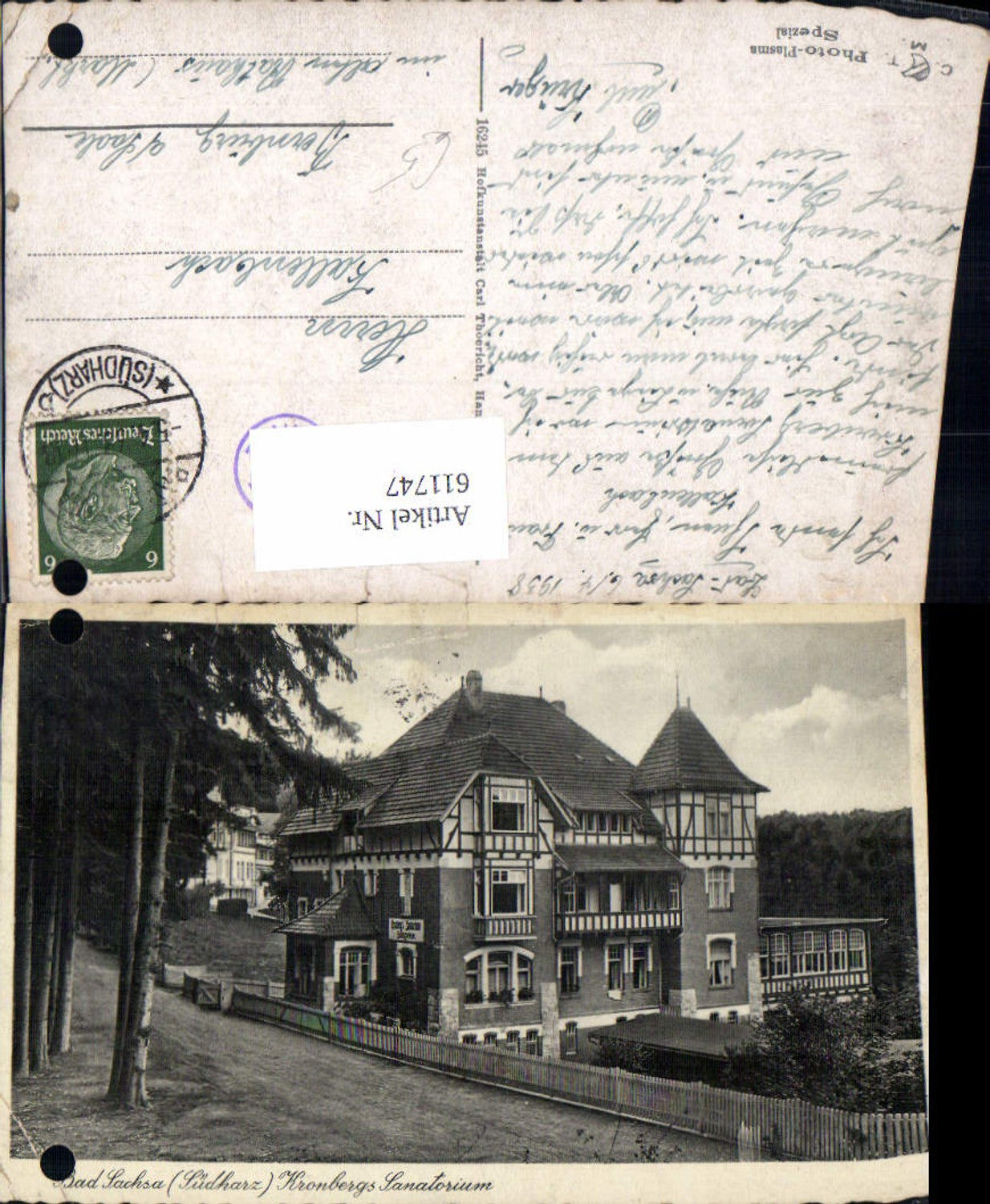 611747,Bad Sachsa Kronbergs Sanatorium Südharz