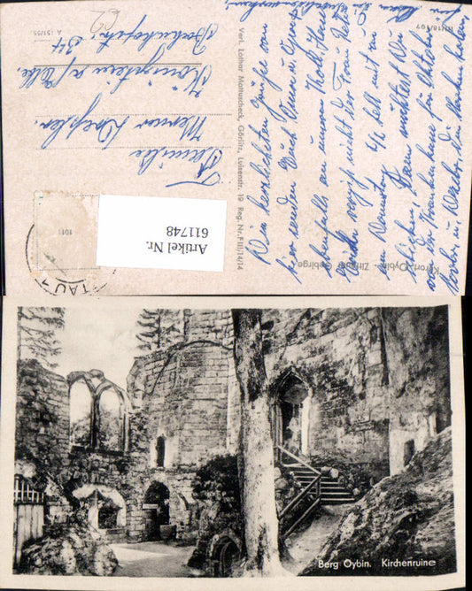 611748,Berg Oybin Kirchenruine Ruine